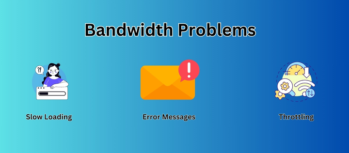 Common bandwidth issues in web hosting and how to fix them.